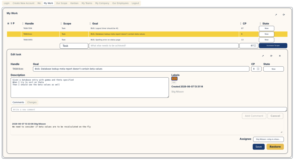 Modelithe Lightweight Bug Tracker
